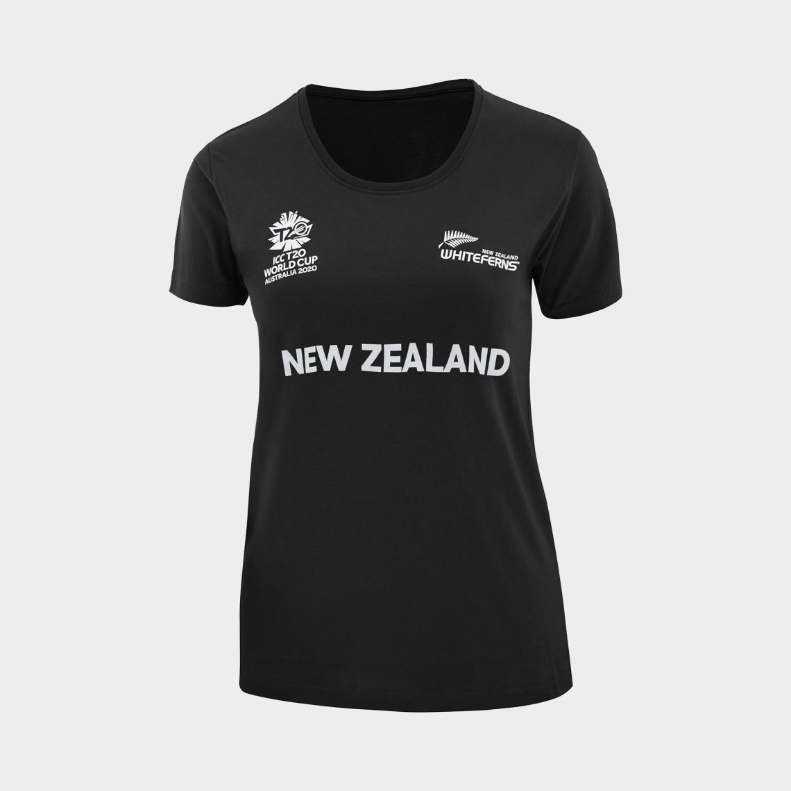 T20 WORLD CUP NEW ZEALAND WHITE FERNS WOMEN'S TEAM TEE